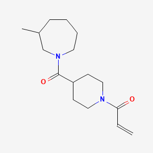 1-[4-(3-Methylazepane-1-carbonyl)piperidin-1-yl]prop-2-en-1-one