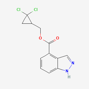 (2,2-dichlorocyclopropyl)methyl 1H-indazole-4-carboxylate