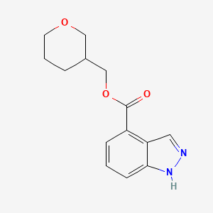 oxan-3-ylmethyl 1H-indazole-4-carboxylate