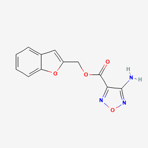 1-Benzofuran-2-ylmethyl 4-amino-1,2,5-oxadiazole-3-carboxylate