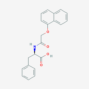 (2R)-2-[(2-naphthalen-1-yloxyacetyl)amino]-3-phenylpropanoic acid