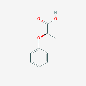 molecular formula C9H10O3 B074278 (R)-2-苯氧基丙酸 CAS No. 1129-46-0