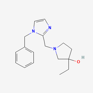 1-[(1-Benzylimidazol-2-yl)methyl]-3-ethylpyrrolidin-3-ol