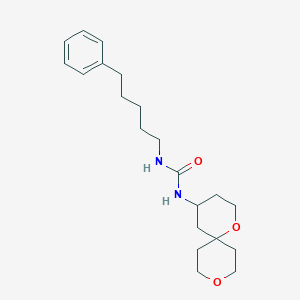 1-(1,9-Dioxaspiro[5.5]undecan-4-yl)-3-(5-phenylpentyl)urea