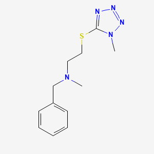 N-benzyl-N-methyl-2-(1-methyltetrazol-5-yl)sulfanylethanamine