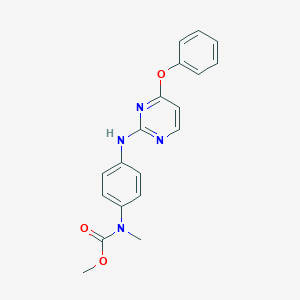 methyl N-methyl-N-[4-[(4-phenoxypyrimidin-2-yl)amino]phenyl]carbamate