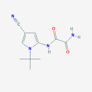 N'-(1-tert-butyl-4-cyanopyrrol-2-yl)oxamide