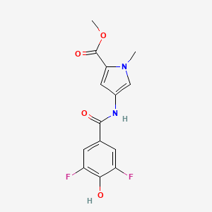 Methyl 4-[(3,5-difluoro-4-hydroxybenzoyl)amino]-1-methylpyrrole-2-carboxylate