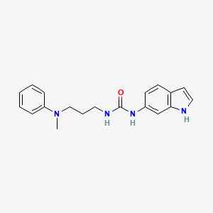 1-(1H-indol-6-yl)-3-[3-(N-methylanilino)propyl]urea