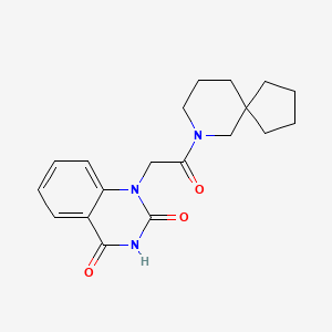 1-[2-(7-Azaspiro[4.5]decan-7-yl)-2-oxoethyl]quinazoline-2,4-dione