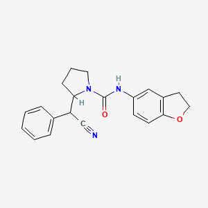 2-[cyano(phenyl)methyl]-N-(2,3-dihydro-1-benzofuran-5-yl)pyrrolidine-1-carboxamide