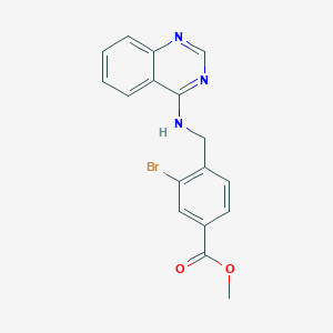 Methyl 3-bromo-4-[(quinazolin-4-ylamino)methyl]benzoate