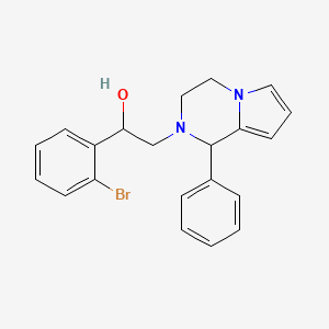 1-(2-bromophenyl)-2-(1-phenyl-3,4-dihydro-1H-pyrrolo[1,2-a]pyrazin-2-yl)ethanol