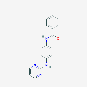 4-methyl-N-[4-(pyrimidin-2-ylamino)phenyl]benzamide