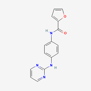 N-[4-(pyrimidin-2-ylamino)phenyl]furan-2-carboxamide