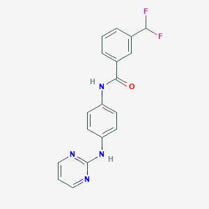 3-(difluoromethyl)-N-[4-(pyrimidin-2-ylamino)phenyl]benzamide