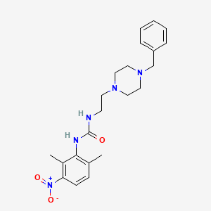 1-[2-(4-Benzylpiperazin-1-yl)ethyl]-3-(2,6-dimethyl-3-nitrophenyl)urea
