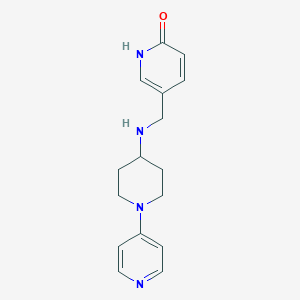5-[[(1-pyridin-4-ylpiperidin-4-yl)amino]methyl]-1H-pyridin-2-one