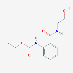B074294 Ethyl [2-[[(2-hydroxyethyl)amino]carbonyl]phenyl]carbamate CAS No. 1218-72-0