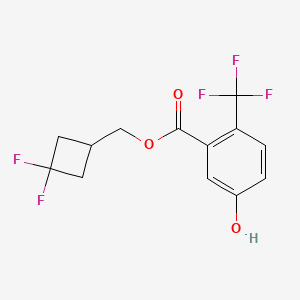 (3,3-Difluorocyclobutyl)methyl 5-hydroxy-2-(trifluoromethyl)benzoate