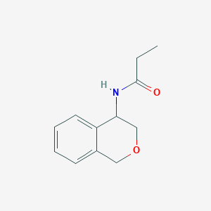 N-(3,4-dihydro-1H-isochromen-4-yl)propanamide