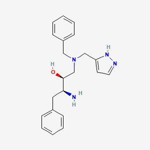 (2S,3S)-3-amino-1-[benzyl(1H-pyrazol-5-ylmethyl)amino]-4-phenylbutan-2-ol