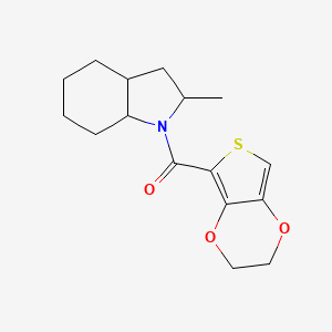 2,3-Dihydrothieno[3,4-b][1,4]dioxin-5-yl-(2-methyl-2,3,3a,4,5,6,7,7a-octahydroindol-1-yl)methanone