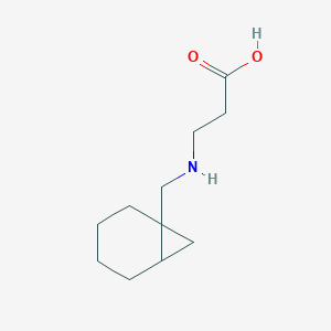 3-(1-Bicyclo[4.1.0]heptanylmethylamino)propanoic acid