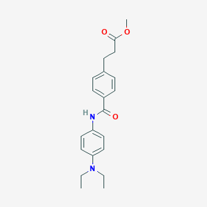 Methyl 3-[4-[[4-(diethylamino)phenyl]carbamoyl]phenyl]propanoate