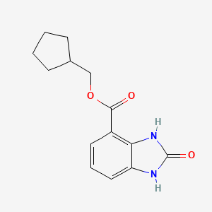 Cyclopentylmethyl 2-oxo-1,3-dihydrobenzimidazole-4-carboxylate