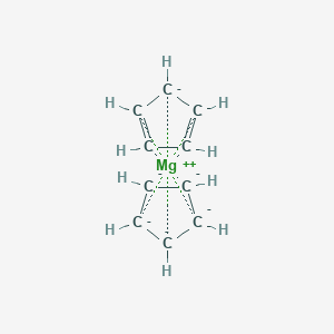 molecular formula C10H10Mg 10* B074324 镁；环戊-1,3-二烯 CAS No. 1284-72-6