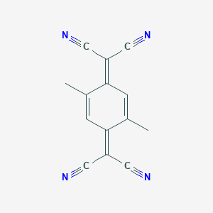 molecular formula C14H8N4 B074333 2,5-Dimethyl-7,7,8,8-tetracyanoquinodimethane CAS No. 1487-82-7