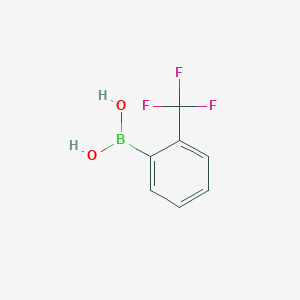 B074334 2-(Trifluoromethyl)phenylboronic acid CAS No. 1423-27-4
