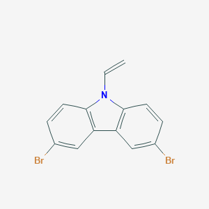 molecular formula C14H9Br2N B074354 3,6-二溴-9-乙烯基咔唑 CAS No. 1214-16-0