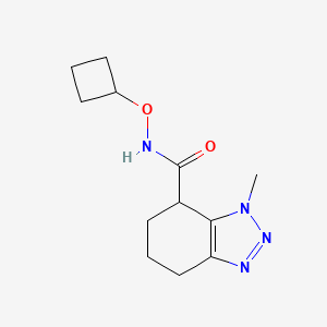 N-cyclobutyloxy-3-methyl-4,5,6,7-tetrahydrobenzotriazole-4-carboxamide