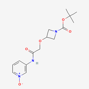 Tert-butyl 3-[2-[(1-oxidopyridin-1-ium-3-yl)amino]-2-oxoethoxy]azetidine-1-carboxylate