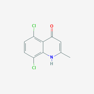 B074382 5,8-Dichloro-2-methylquinolin-4-ol CAS No. 1447-40-1