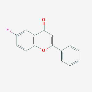 molecular formula C15H9FO2 B074384 6-氟黄酮 CAS No. 1218-82-2