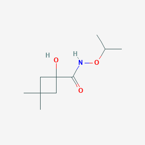 1-hydroxy-3,3-dimethyl-N-propan-2-yloxycyclobutane-1-carboxamide