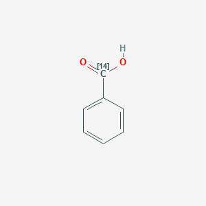 molecular formula C7H6O2 B074387 苯甲酸-羧基-14C CAS No. 1589-66-8