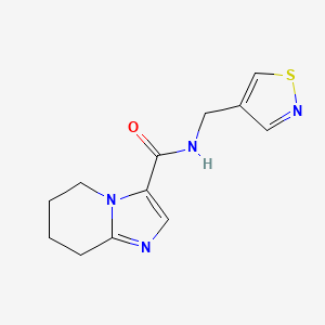 N-(1,2-thiazol-4-ylmethyl)-5,6,7,8-tetrahydroimidazo[1,2-a]pyridine-3-carboxamide