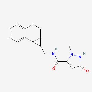 N-(1a,2,3,7b-tetrahydro-1H-cyclopropa[a]naphthalen-1-ylmethyl)-2-methyl-5-oxo-1H-pyrazole-3-carboxamide