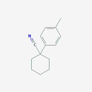 molecular formula C14H17N B074393 1-(4-甲基苯基)环己烷甲腈 CAS No. 1206-13-9