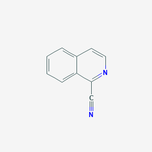 molecular formula C10H6N2 B074398 异喹啉-1-腈 CAS No. 1198-30-7