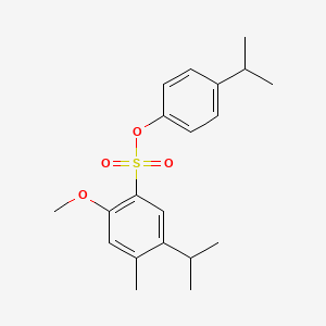 (4-Propan-2-ylphenyl) 2-methoxy-4-methyl-5-propan-2-ylbenzenesulfonate