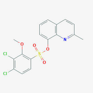 (2-Methylquinolin-8-yl) 3,4-dichloro-2-methoxybenzenesulfonate