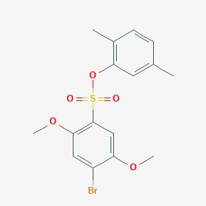 (2,5-Dimethylphenyl) 4-bromo-2,5-dimethoxybenzenesulfonate