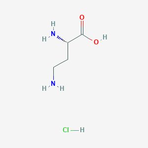 molecular formula C4H11ClN2O2 B074406 (s)-2,4-Diaminobutanoic acid hydrochloride CAS No. 1482-98-0