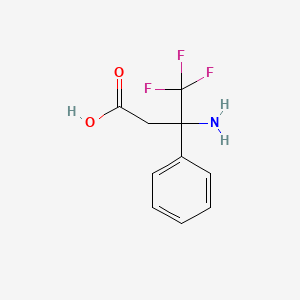 3-Amino-4,4,4-trifluoro-3-phenylbutanoic acid