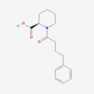 (2R)-1-(4-phenylbutanoyl)piperidine-2-carboxylic acid